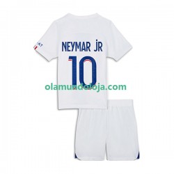 Camisola Paris Saint-Germain Neymar Jr 10 Criança Equipamento Terceiro 2022-2023 Manga Curta
